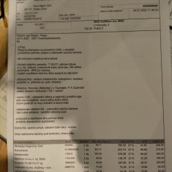 Faktura z veteriny Poppy