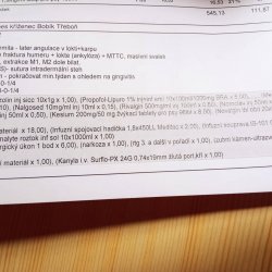 Faktura z veteriny - Bobík 