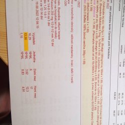 Faktura z veteriny Cipísek