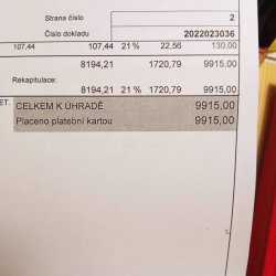 Faktura z veteriny - Daisy