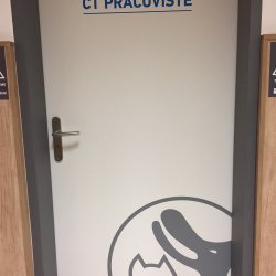 CT vyšetřovací místnost