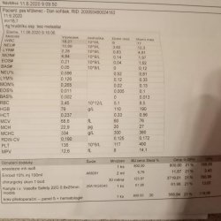 Faktura z veteriny Daneček 