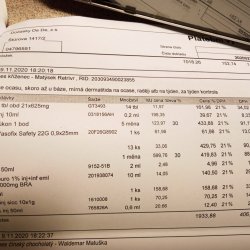 Faktura z veteriny 