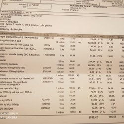 Faktura z veteriny - Viky