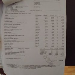 Faktura z veteriny - Archie 